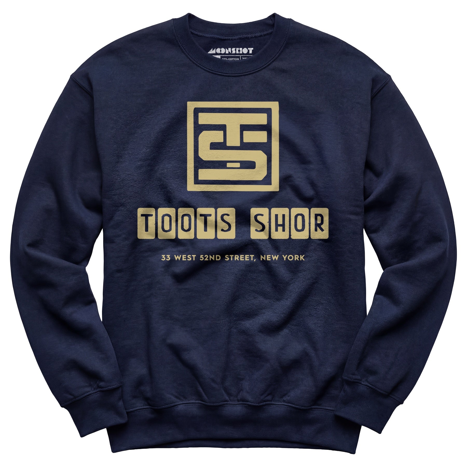 Toots Shor Logo - Manhattan, NY - Vintage Restaurant - Unisex Sweatshirt