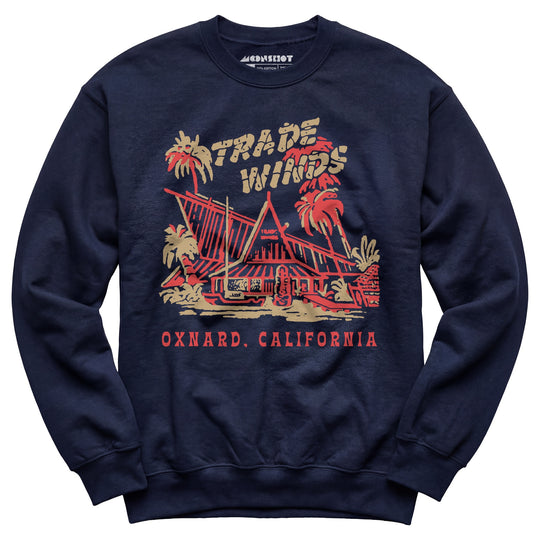 Trade Winds - Oxnard, CA - Vintage Tiki Bar - Unisex Sweatshirt