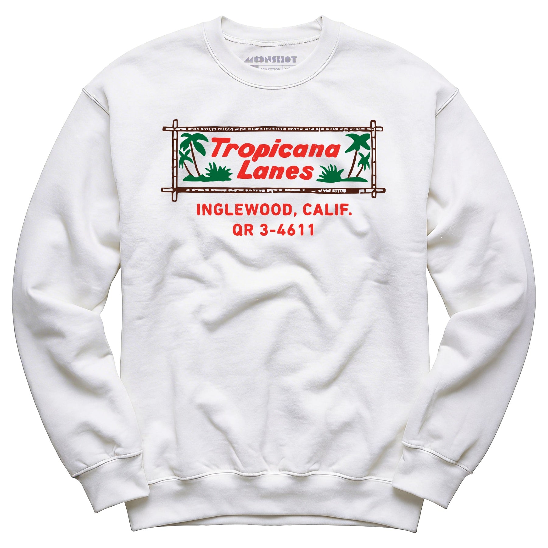 Tropicana Lanes - Inglewood, CA - Vintage Bowling Alley - Unisex Sweatshirt