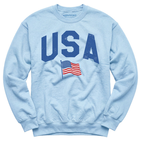 USA Flag - Unisex Sweatshirt