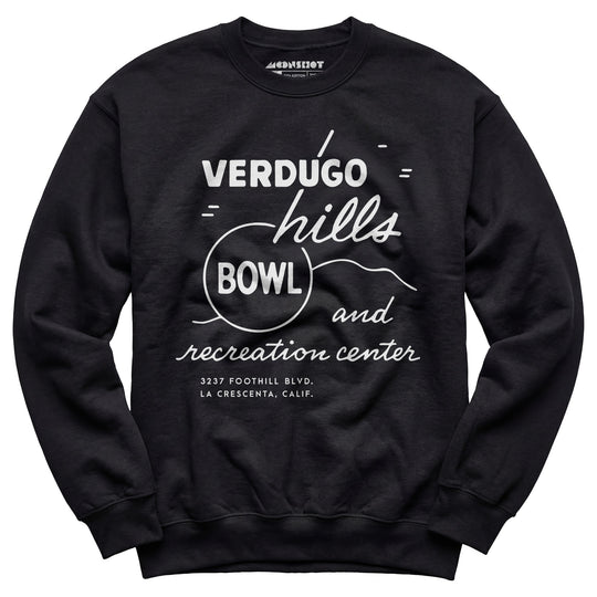 Verdugo Hills v2 - La Crescenta, CA - Vintage Bowling Alley - Unisex Sweatshirt