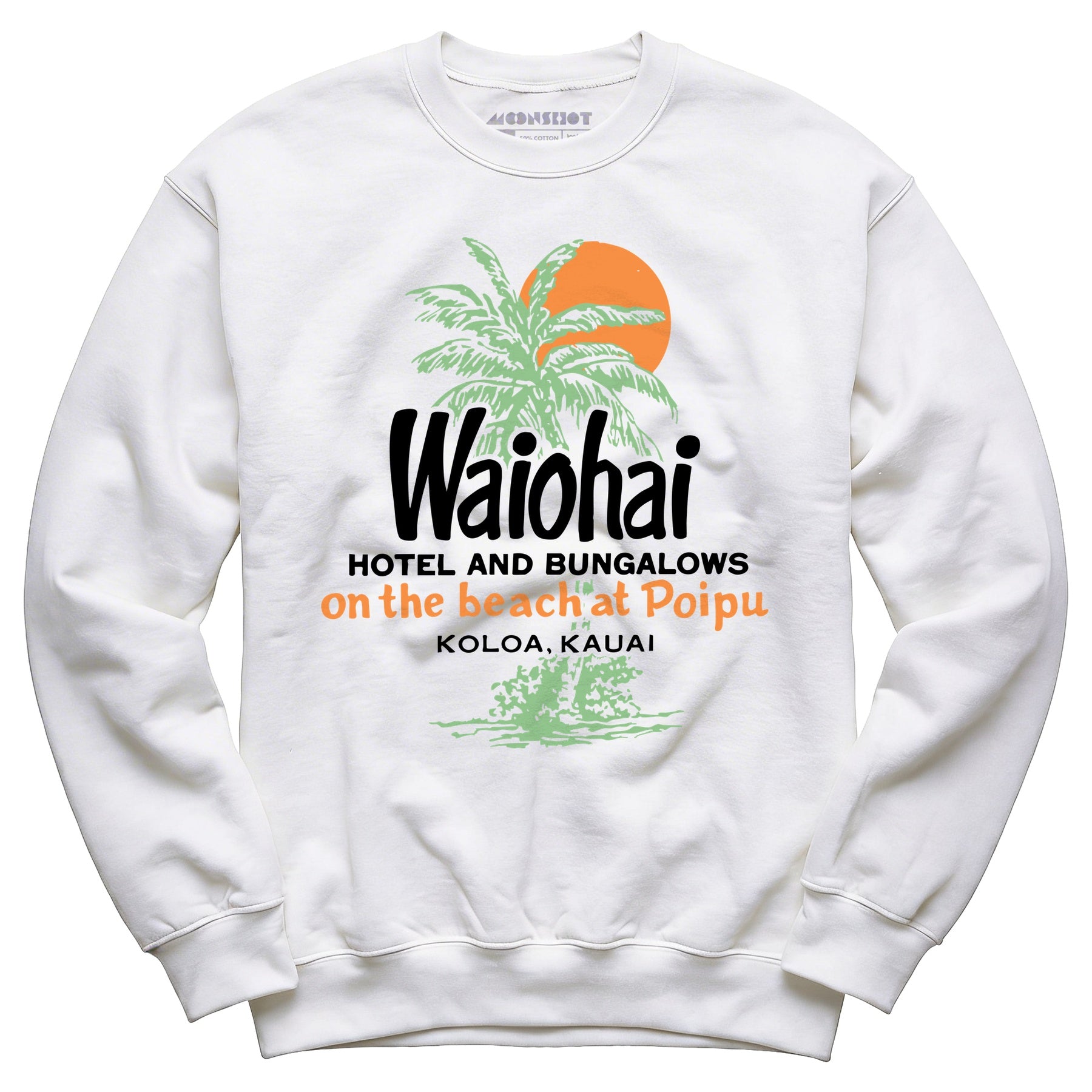 Waiohai Hotel and Bungalows - Kauai, Hawaii - Vintage - Unisex Sweatshirt