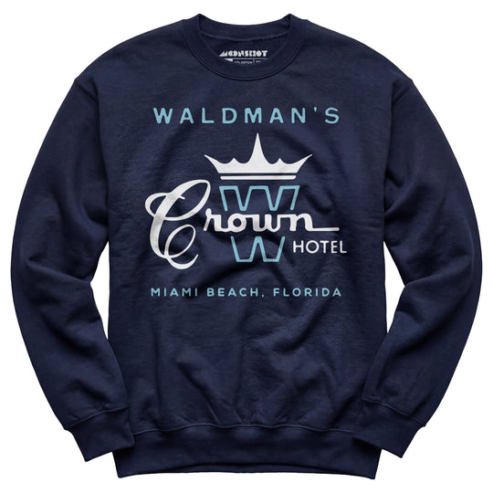 Waldman's Crown Hotel - Miami, FL - Vintage Hotel - Unisex Sweatshirt