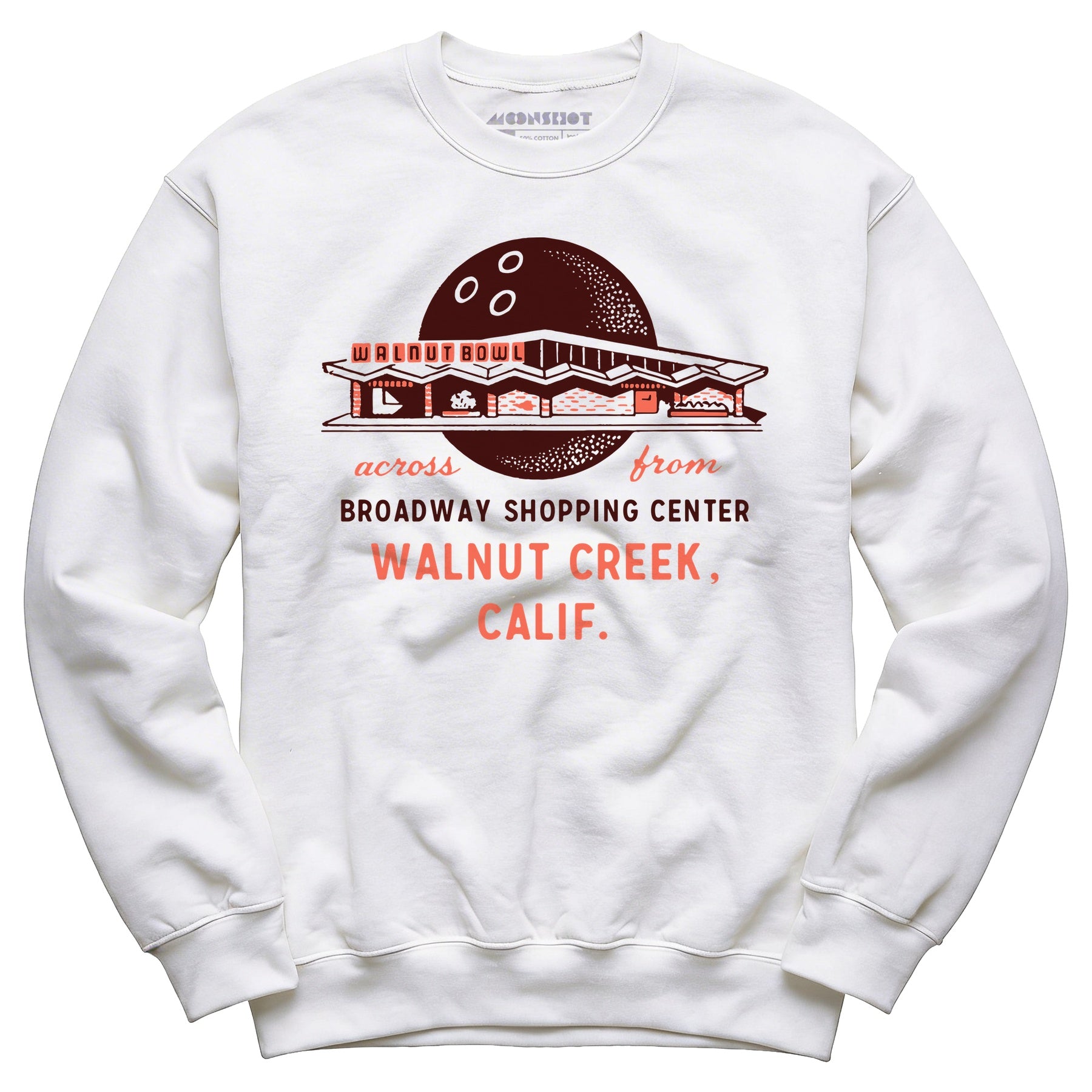 Walnut Bowl - Walnut Creek, CA - Vintage Bowling Alley - Unisex Sweatshirt