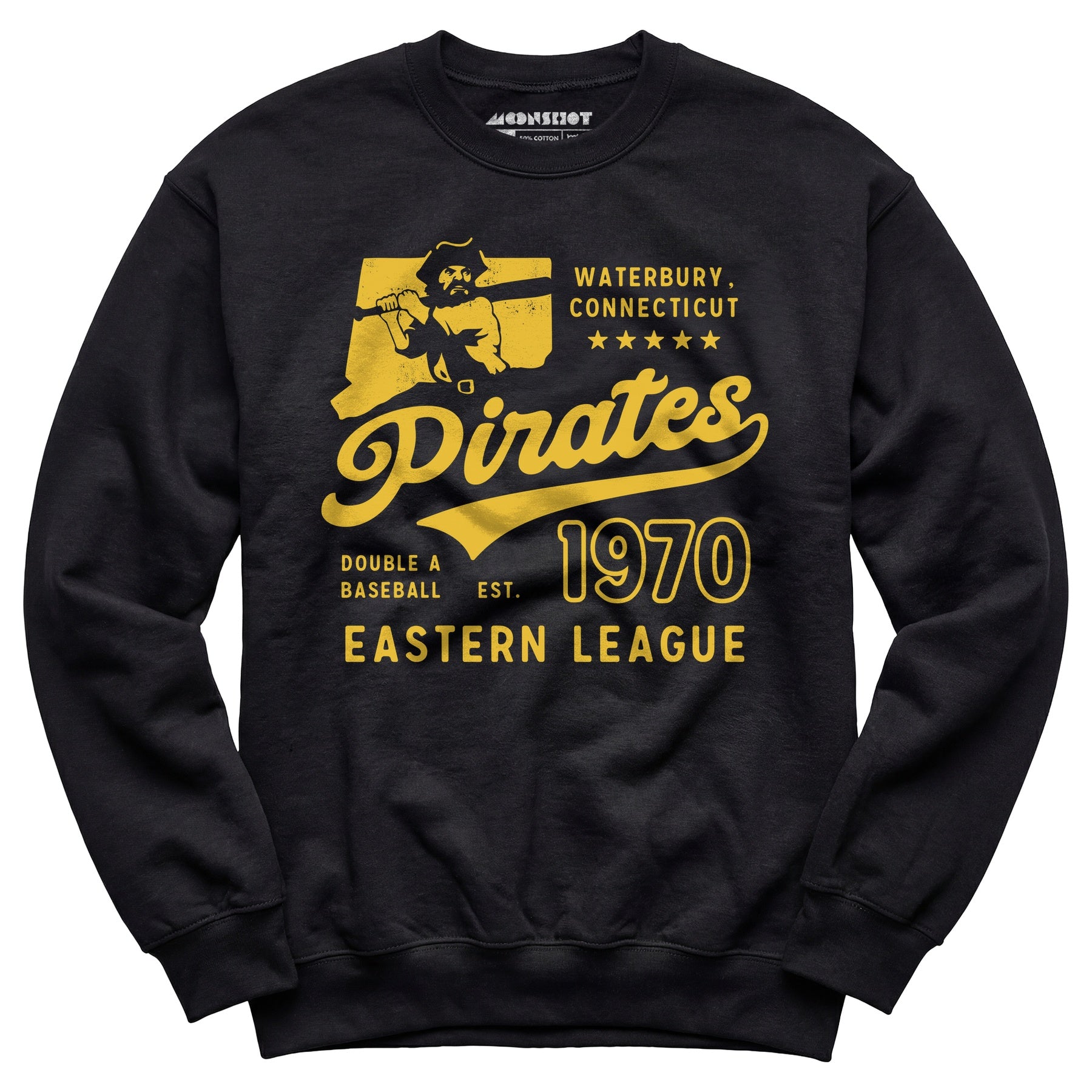 Waterbury Pirates - Connecticut - Vintage Defunct Baseball Teams - Unisex Sweatshirt