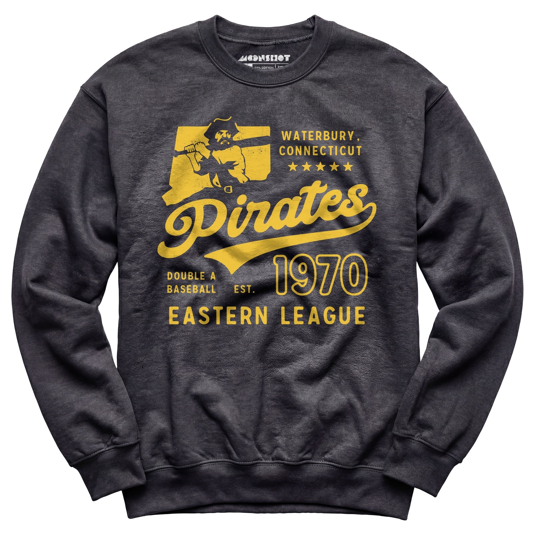 Waterbury Pirates - Connecticut - Vintage Defunct Baseball Teams - Unisex Sweatshirt