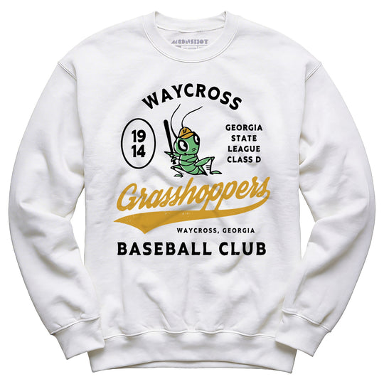 Waycross Grasshoppers - Georgia - Vintage Defunct Baseball Teams - Unisex Sweatshirt