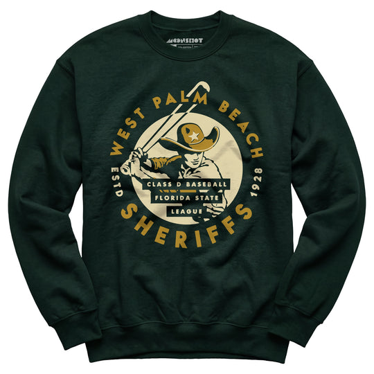 West Palm Beach Sheriffs - Florida - Vintage Defunct Baseball Teams - Unisex Sweatshirt