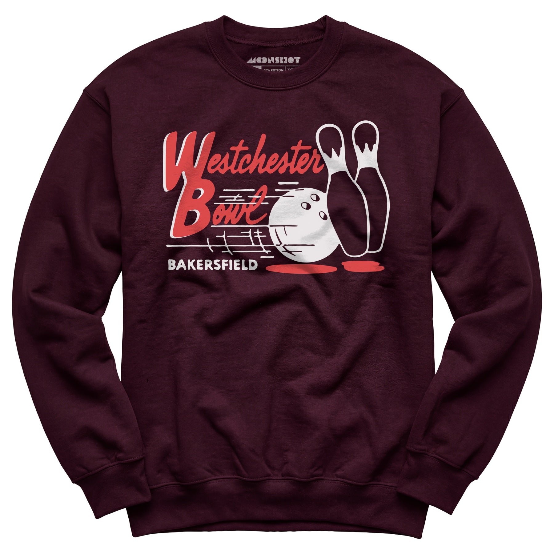 Westchester Bowl - Bakersfield, CA - Vintage Bowling Alley - Unisex Sweatshirt