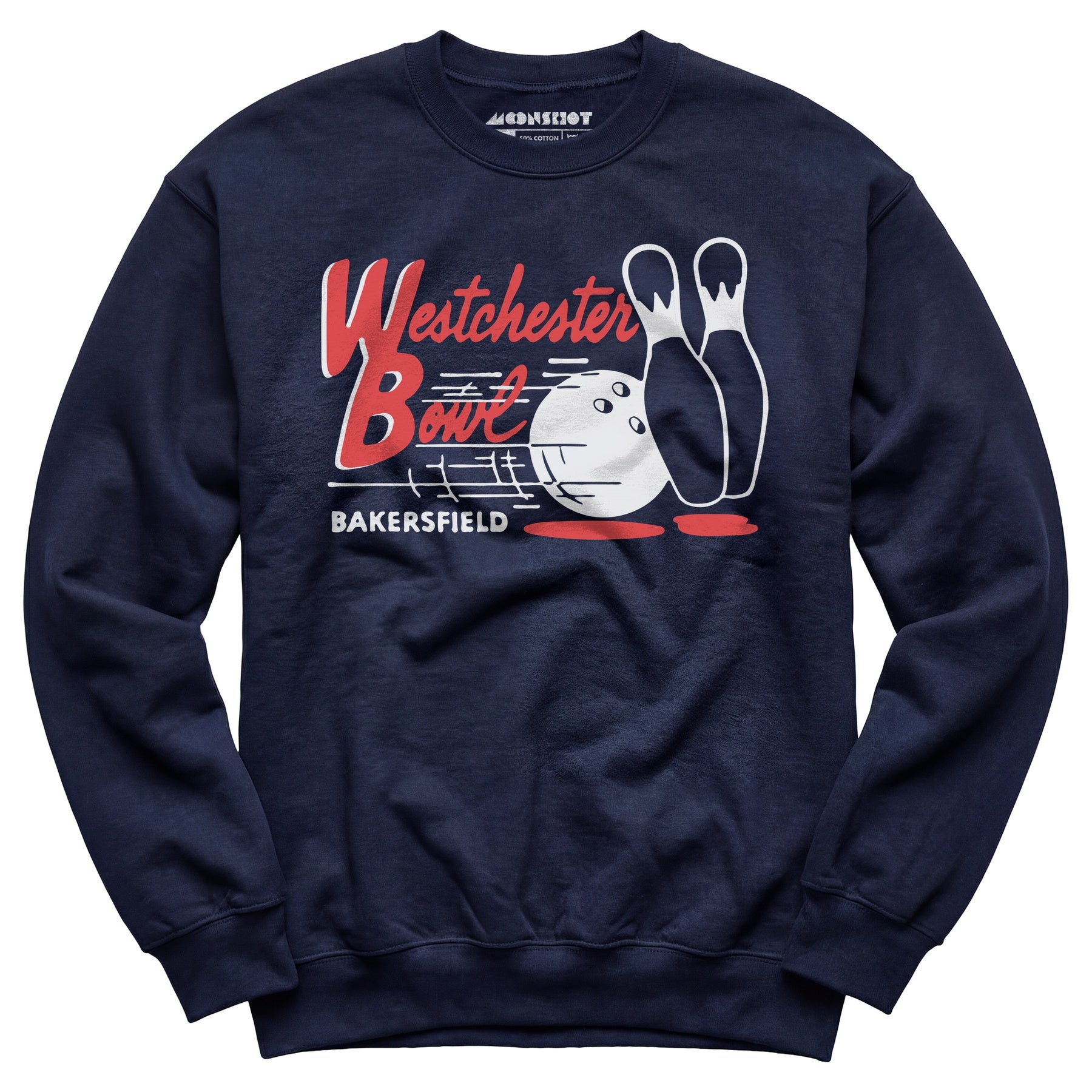 Westchester Bowl - Bakersfield, CA - Vintage Bowling Alley - Unisex Sweatshirt