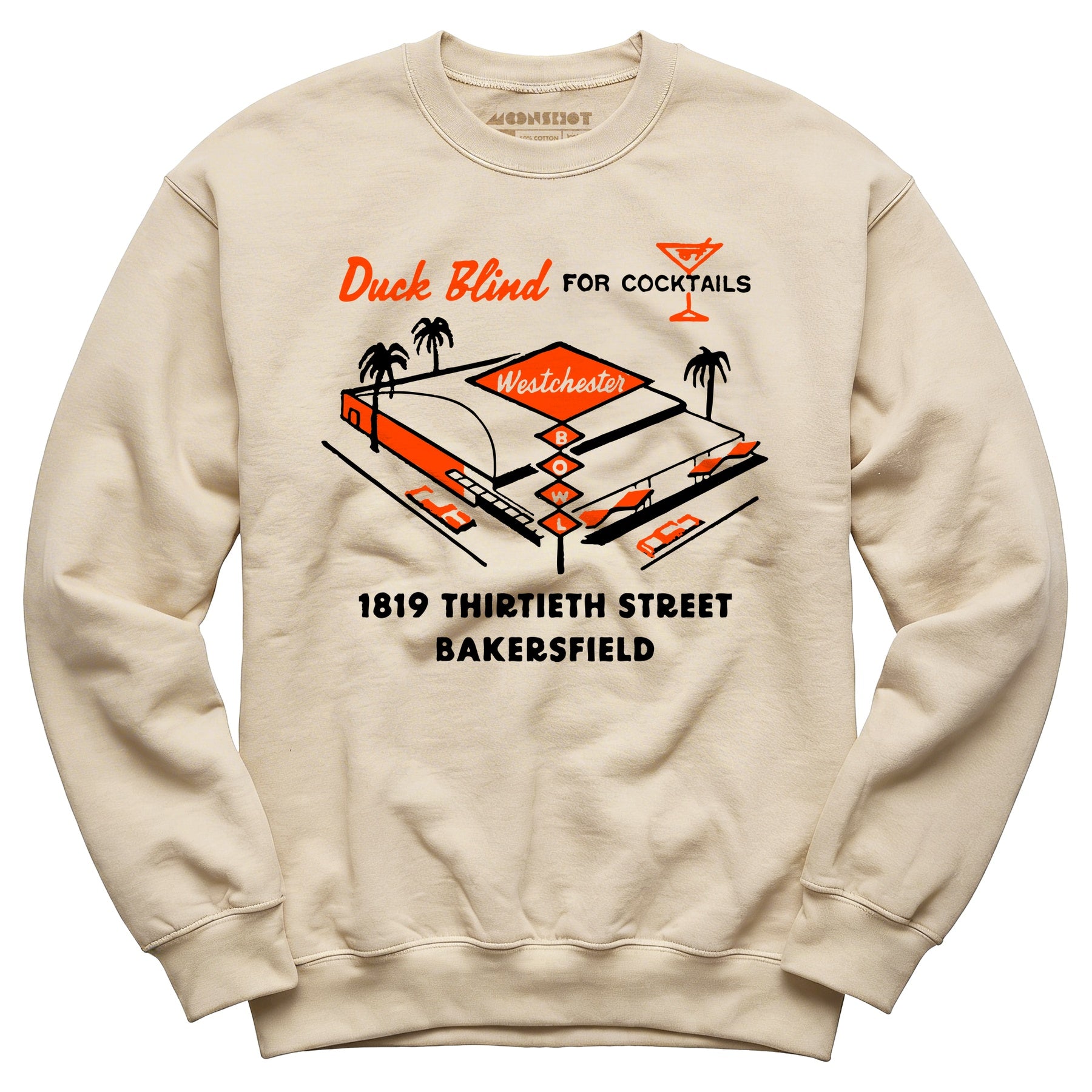 Westchester Bowl v2 - Bakersfield, CA - Vintage Bowling Alley - Unisex Sweatshirt