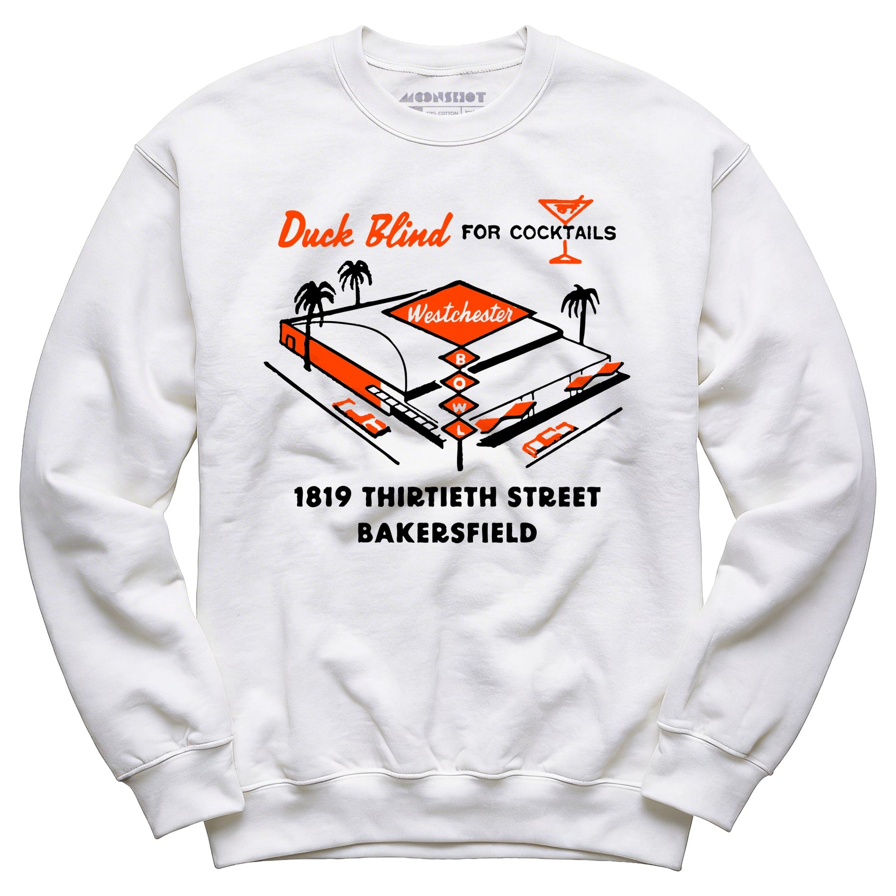 Westchester Bowl v2 - Bakersfield, CA - Vintage Bowling Alley - Unisex Sweatshirt