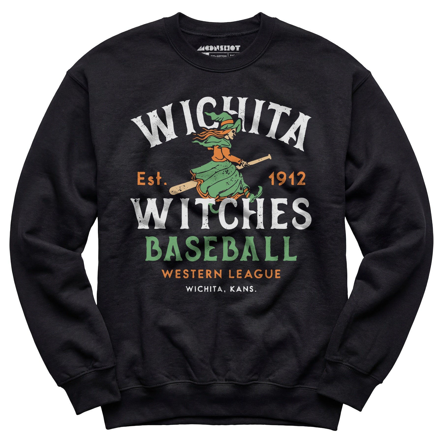 Wichita Witches - Kansas - Vintage Defunct Baseball Teams - Unisex Sweatshirt