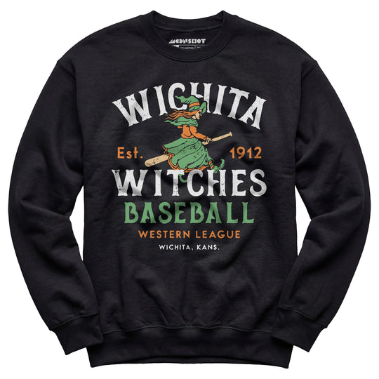 Wichita Witches - Kansas - Vintage Defunct Baseball Teams - Unisex Sweatshirt