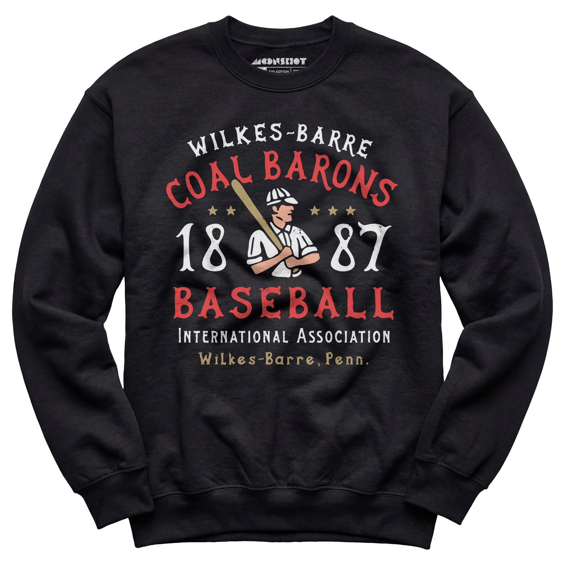 Wilkes-Barre Coal Barons - Pennsylvania - Vintage Defunct Baseball Teams - Unisex Sweatshirt