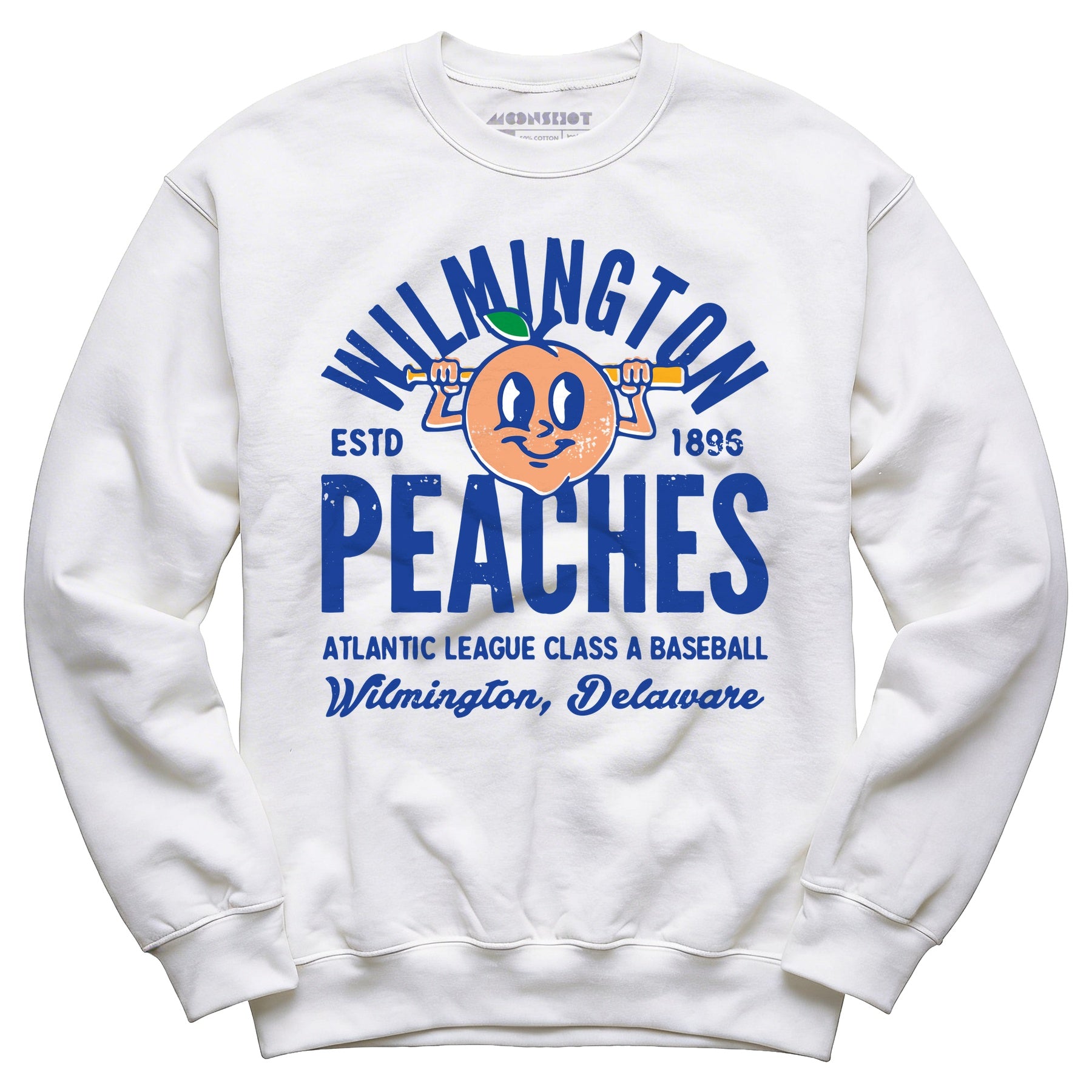 Wilmington Peaches - Delaware - Vintage Defunct Baseball Teams - Unisex Sweatshirt