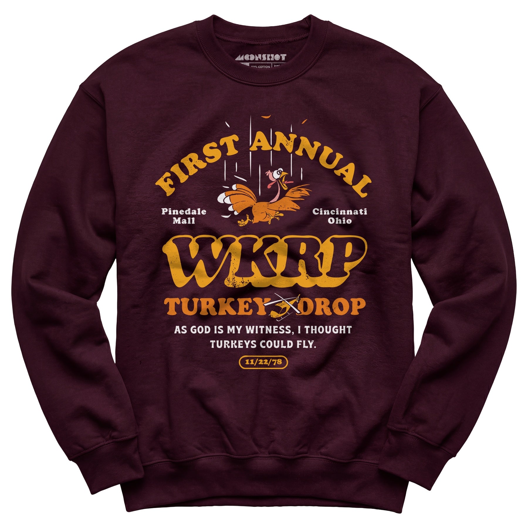 WKRP Turkey Drop - Unisex Sweatshirt
