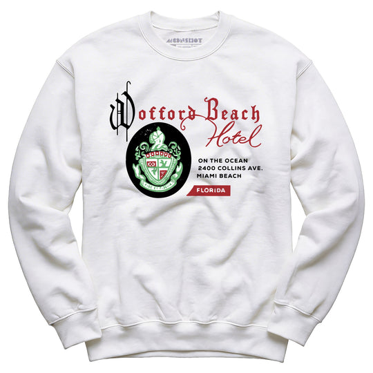 Wofford Beach Hotel - Miami, FL - Vintage Hotel - Unisex Sweatshirt