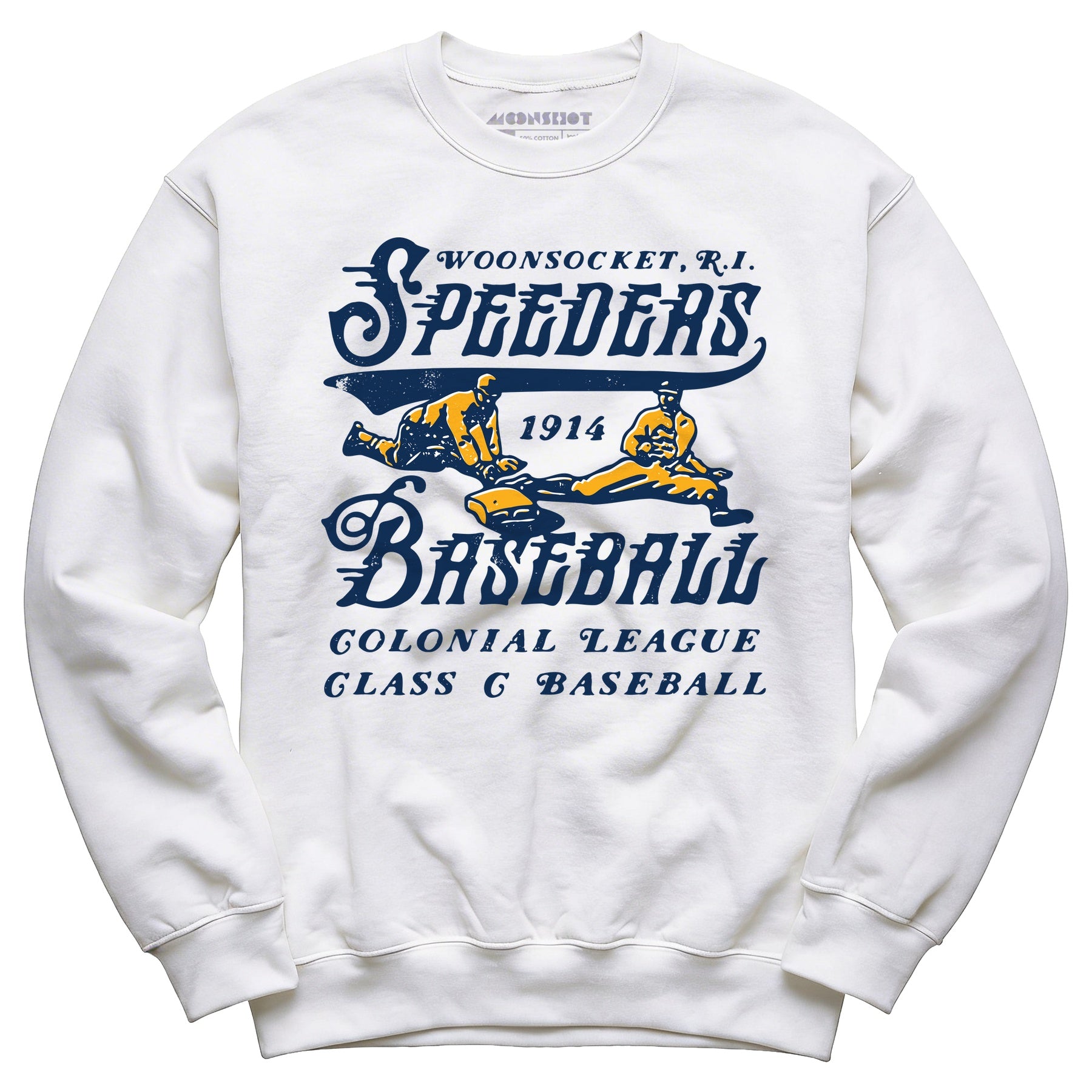 Woonsocket Speeders - Rhode Island - Vintage Defunct Baseball Teams - Unisex Sweatshirt
