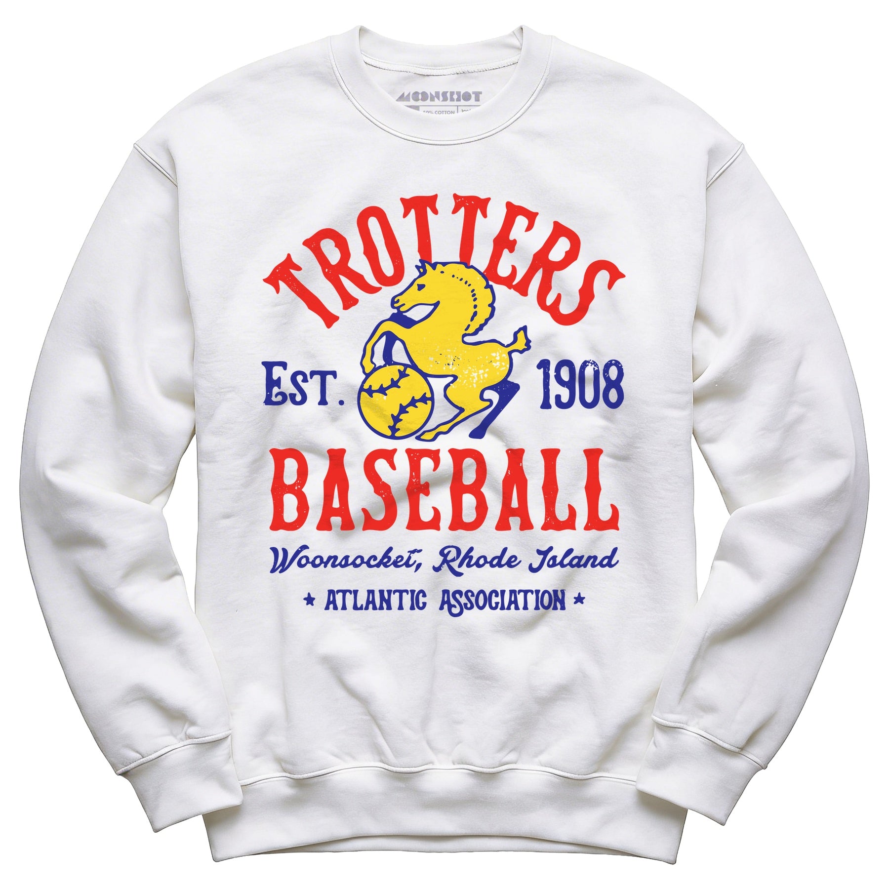 Woonsocket Trotters - Rhode Island - Vintage Defunct Baseball Teams - Unisex Sweatshirt