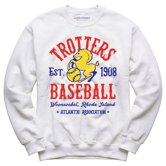 Woonsocket Trotters - Rhode Island - Vintage Defunct Baseball Teams - Unisex Sweatshirt