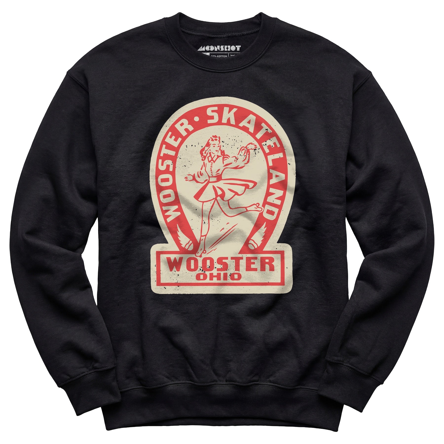Wooster Skateland - Wooster, OH - Vintage Roller Rink - Unisex Sweatshirt