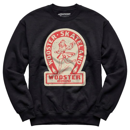 Wooster Skateland - Wooster, OH - Vintage Roller Rink - Unisex Sweatshirt