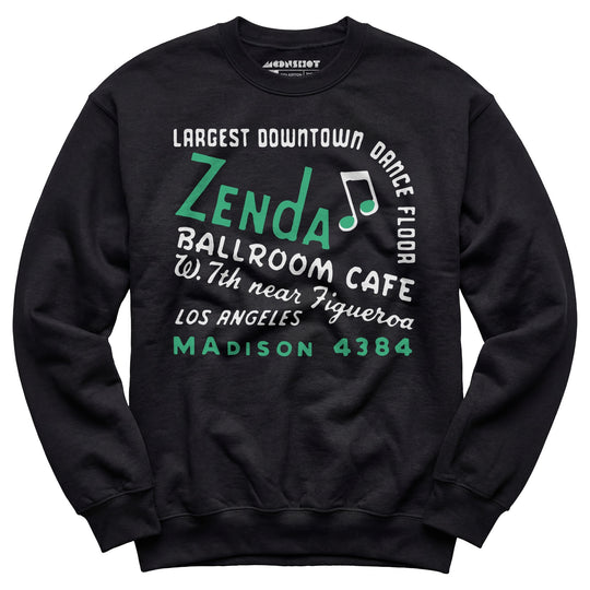 Zenda Ballroom Cafe - Los Angeles, CA - Vintage Nightclub - Unisex Sweatshirt