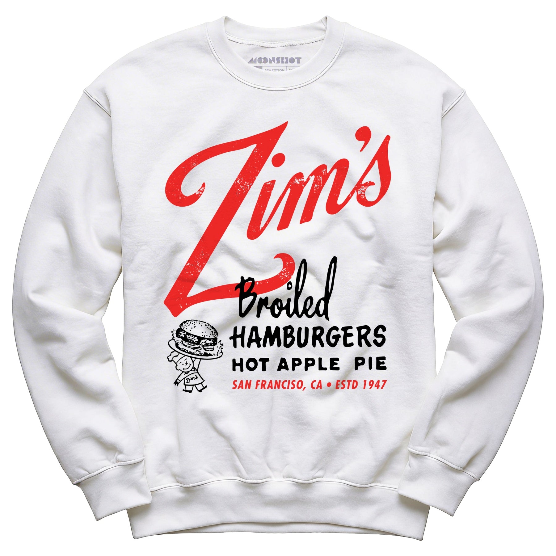 Zim's Hamburgers v1 - San Francisco, CA - Vintage Restaurant - Unisex Sweatshirt