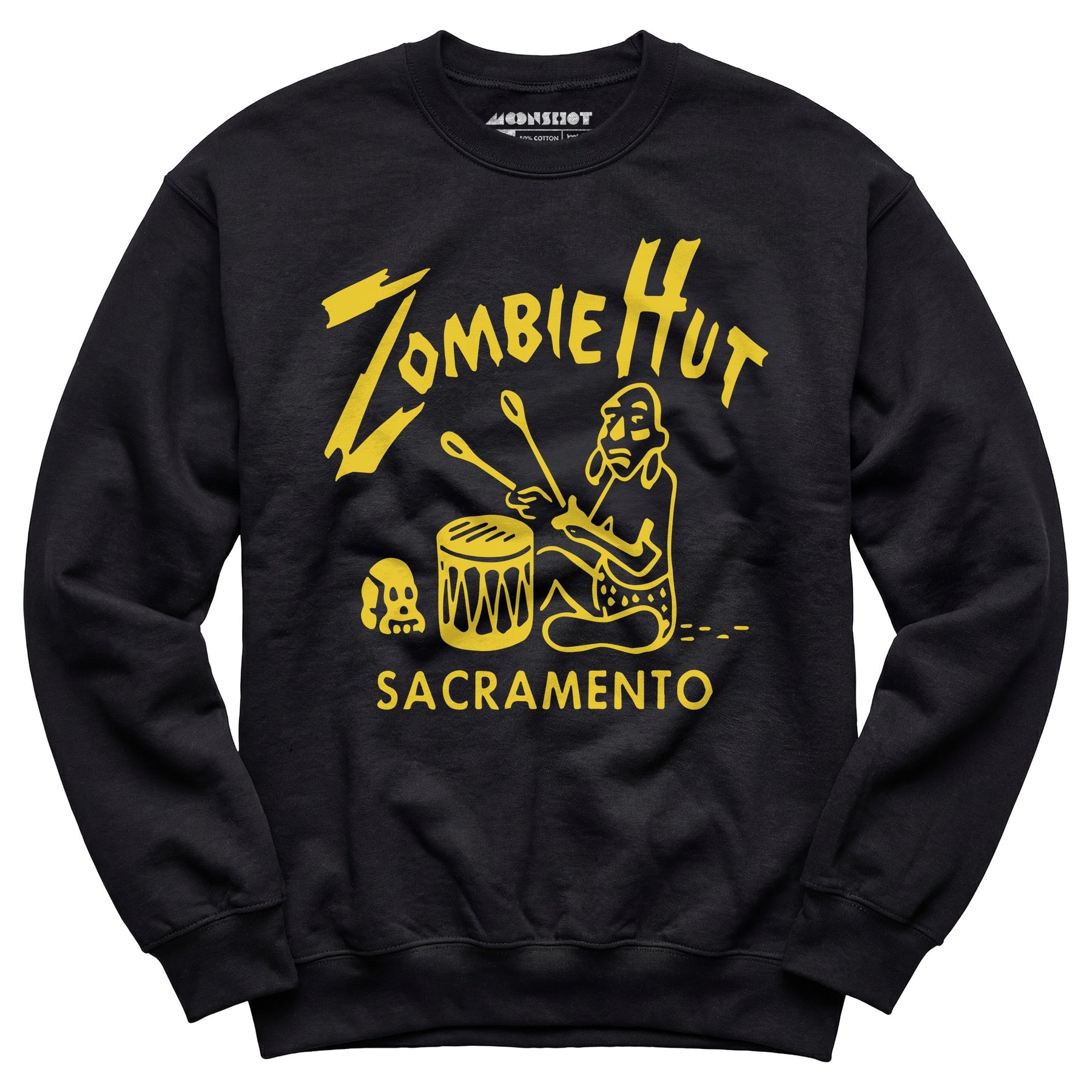 Zombie Hut - Sacramento, CA - Vintage Tiki Bar - Unisex Sweatshirt