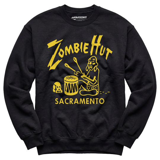 Zombie Hut - Sacramento, CA - Vintage Tiki Bar - Unisex Sweatshirt