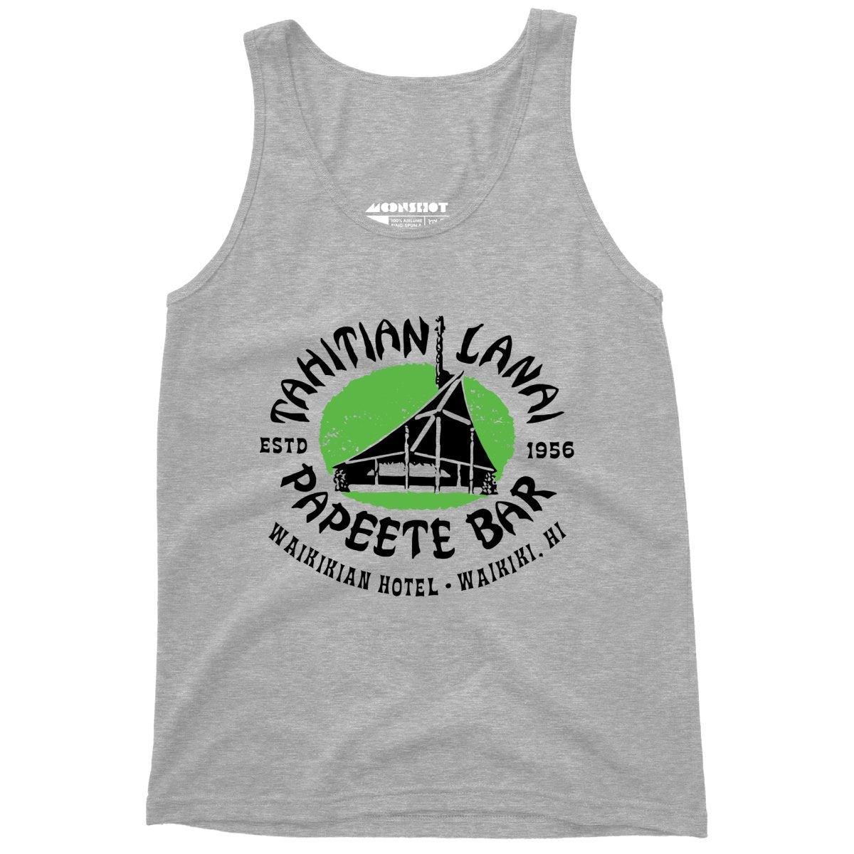 Tahitian Lanai Papeete Bar - Waikiki, HI - Vintage Tiki Bar - Unisex Tank Top