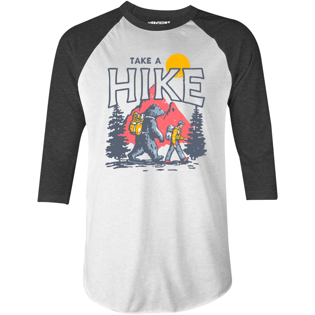 Take a Hike - 3/4 Sleeve Raglan T-Shirt