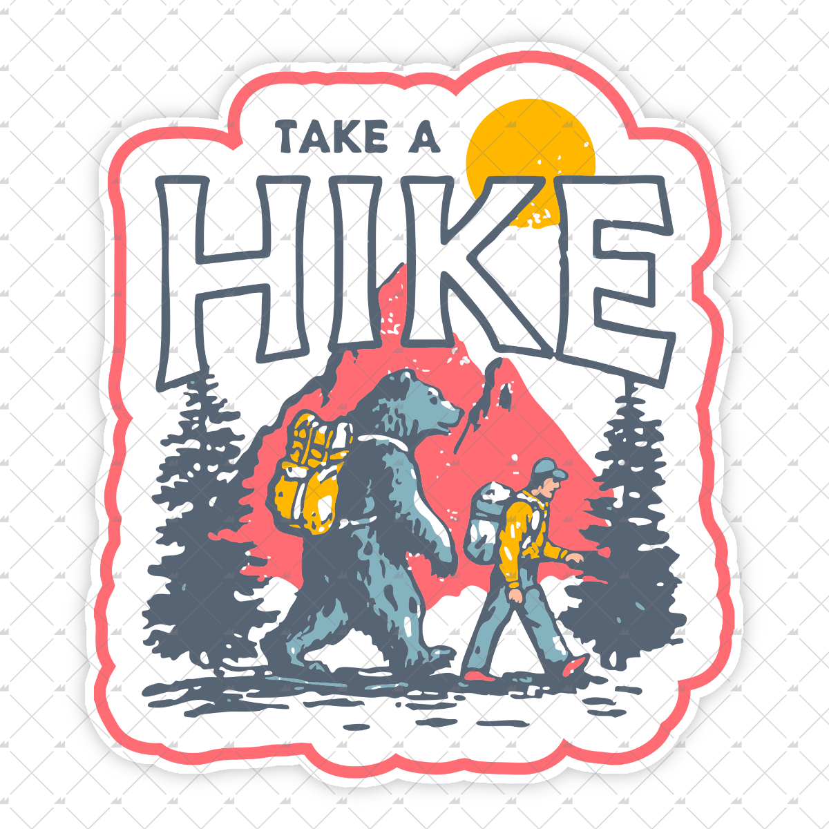 Take a Hike - Sticker