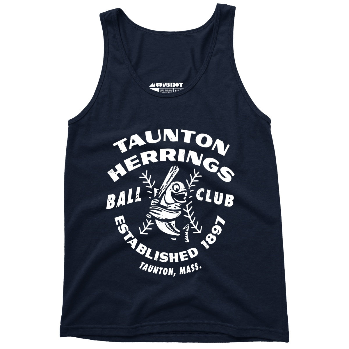 Taunton Herrings - Massachusetts - Vintage Defunct Baseball Teams - Unisex Tank Top