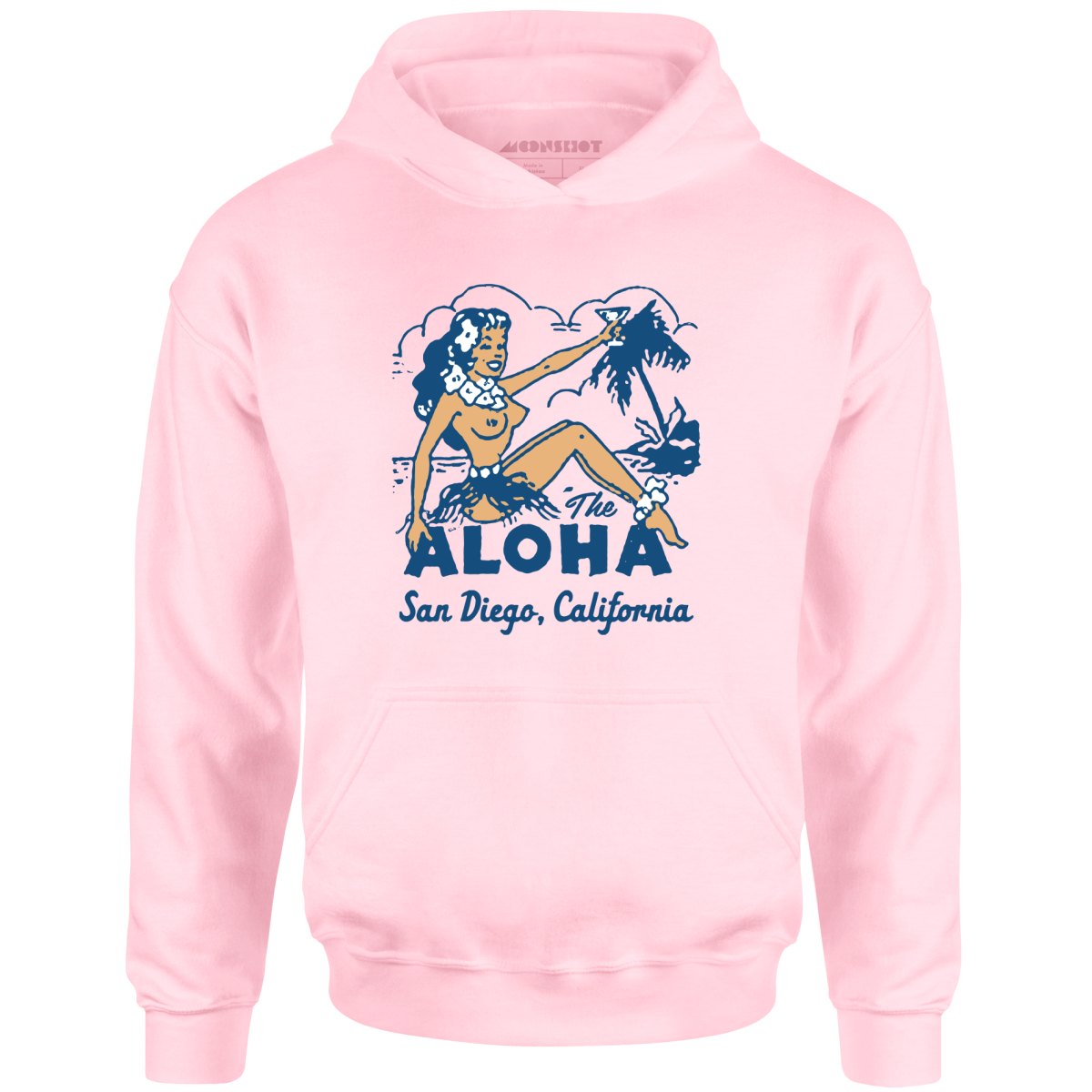 The Aloha - San Diego, CA - Vintage Tiki Bar - Unisex Hoodie