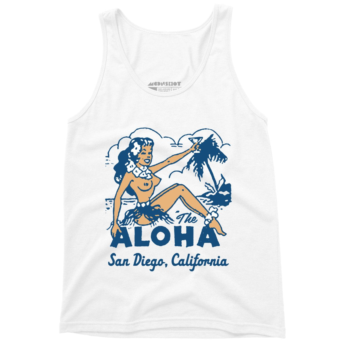 The Aloha - San Diego, CA - Vintage Tiki Bar - Unisex Tank Top