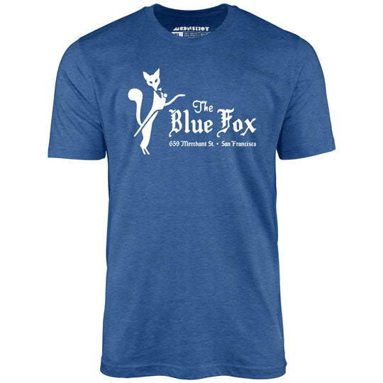 The Blue Fox - San Francisco, CA - Vintage Restaurant - Heather True Royal - Unisex T-Shirt