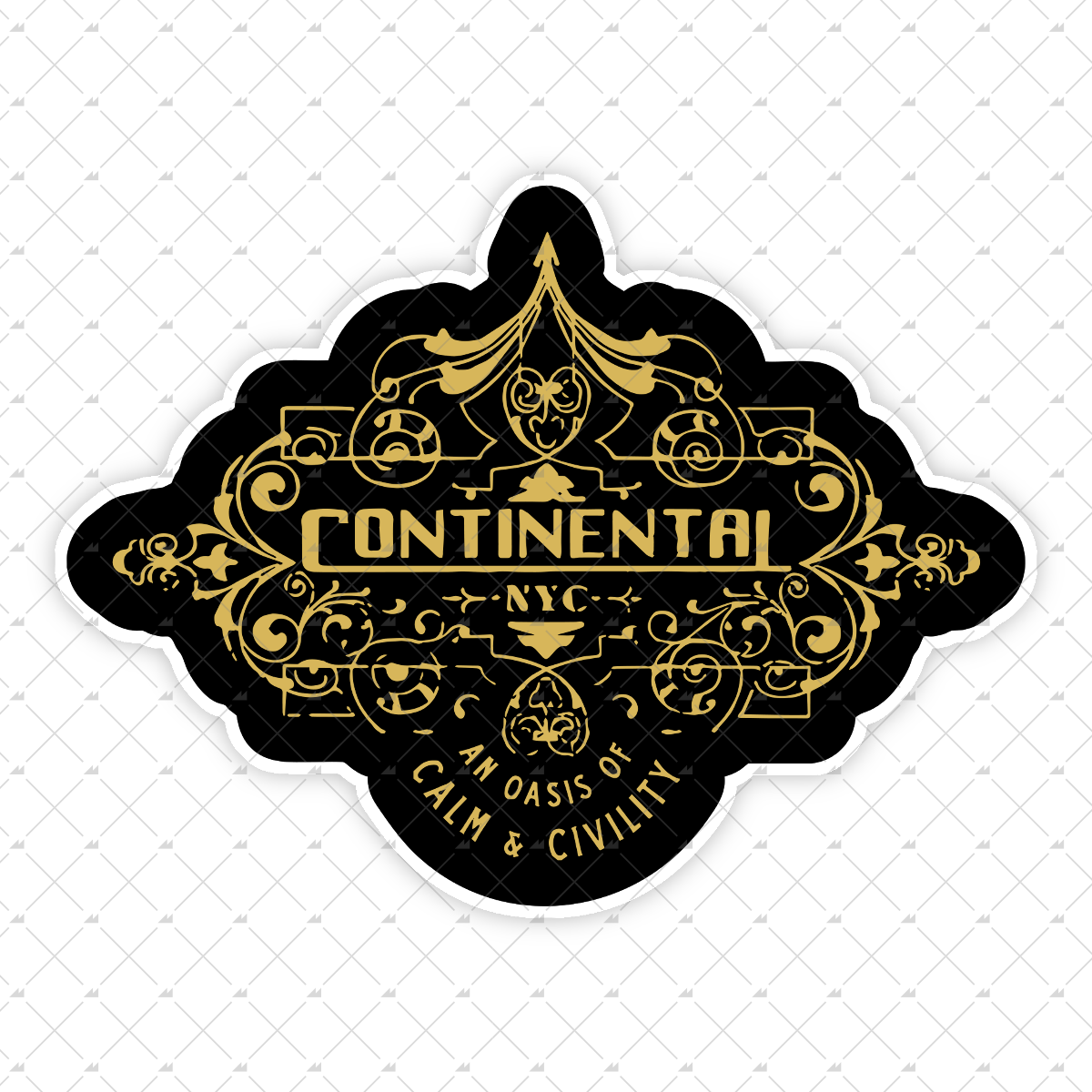 The Continental Hotel - John Wick - Sticker