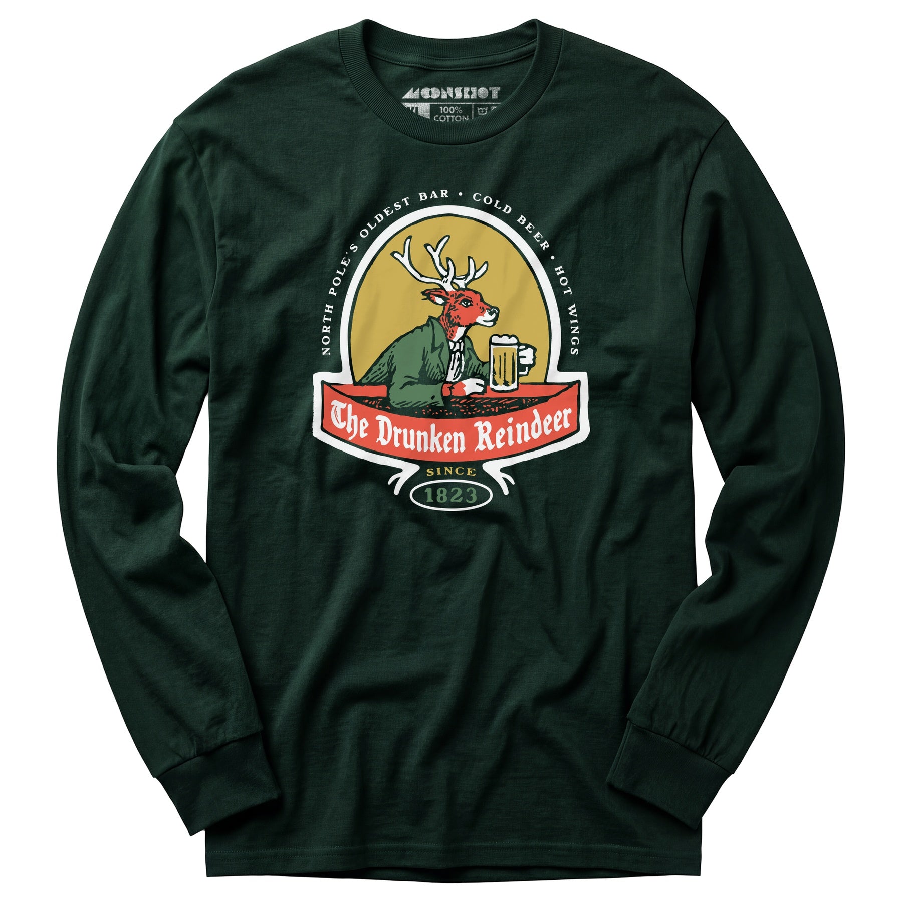 The Drunken Reindeer - Long Sleeve T-Shirt