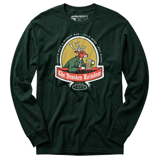 The Drunken Reindeer - Long Sleeve T-Shirt