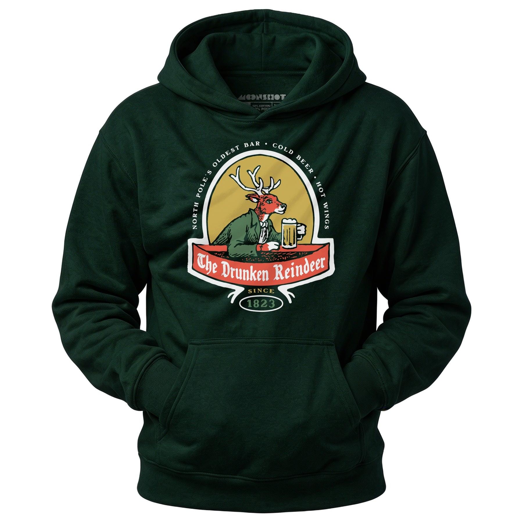 The Drunken Reindeer - Unisex Hoodie