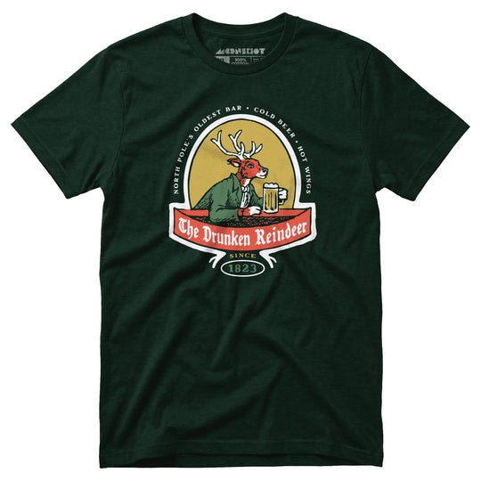 The Drunken Reindeer - Unisex T-Shirt