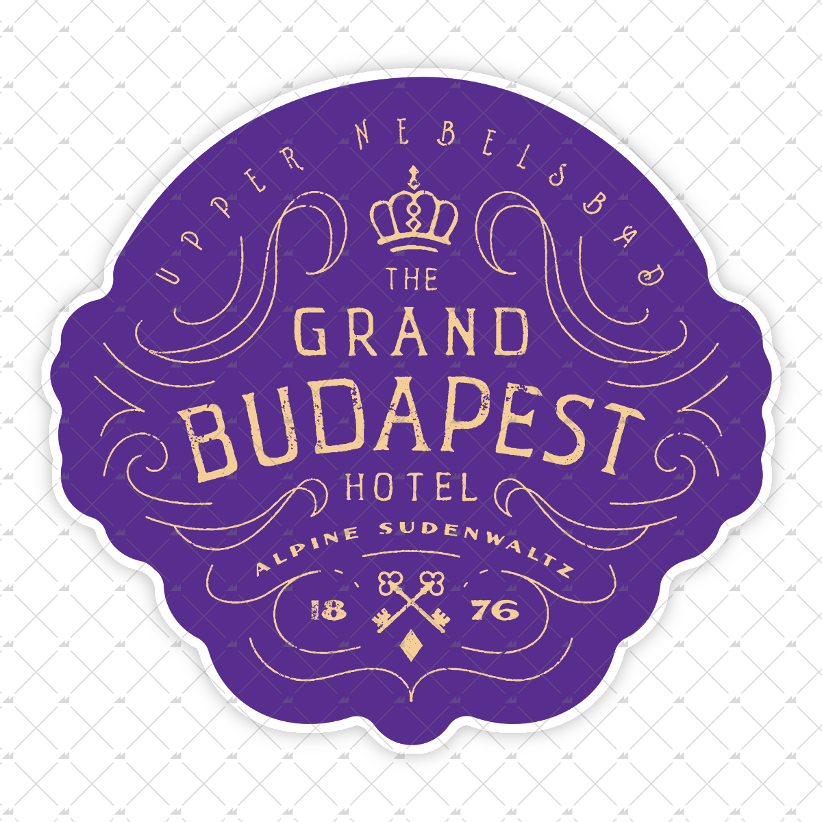The Grand Budapest Hotel - Sticker