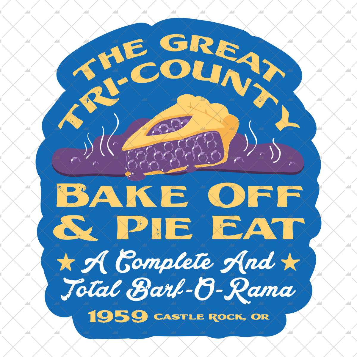 The Great Tri-County Bake Off & Pie Eat - Sticker