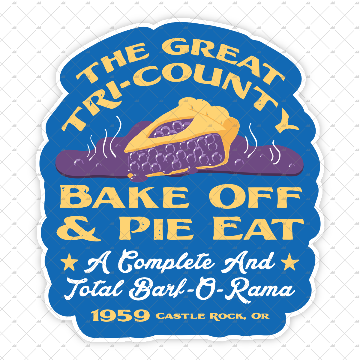 The Great Tri-County Bake Off & Pie Eat - Sticker