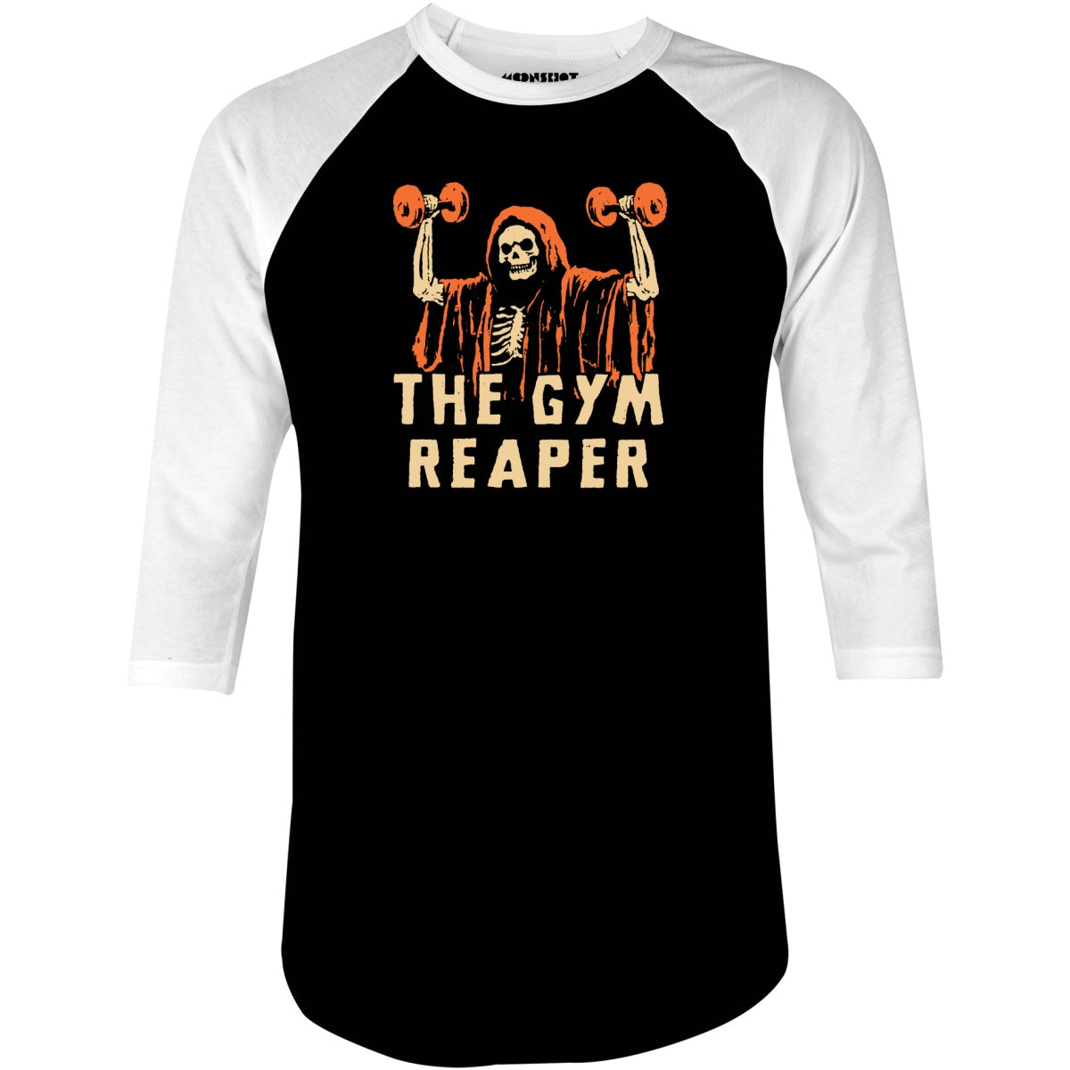 The Gym Reaper - 3/4 Sleeve Raglan T-Shirt