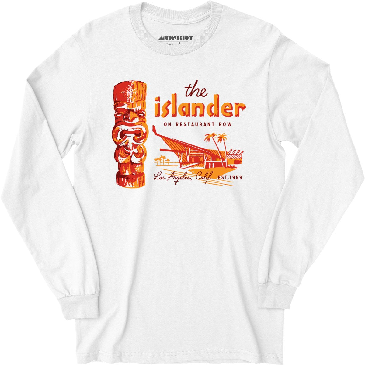 The Islander 1959 - Los Angeles, CA - Vintage Tiki Bar - Long Sleeve T-Shirt