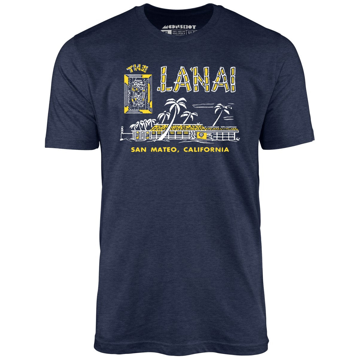 The Lanai - San Mateo, CA - Vintage Tiki Bar - Unisex T-Shirt
