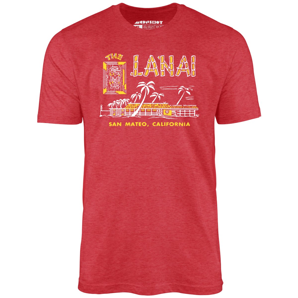 The Lanai - San Mateo, CA - Vintage Tiki Bar - Unisex T-Shirt